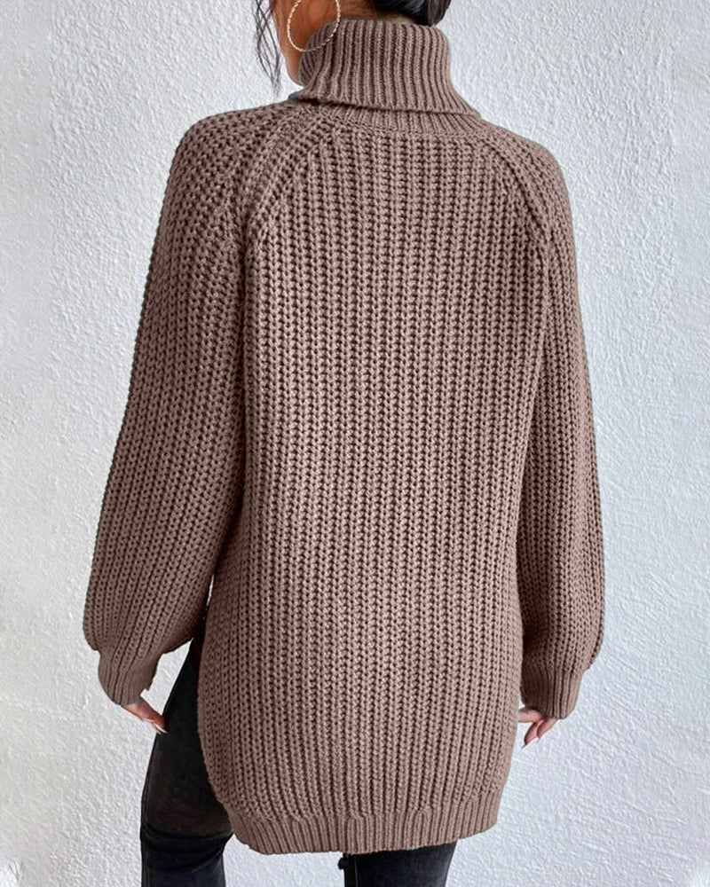 Women’s Thick Knit Turtleneck Jumper