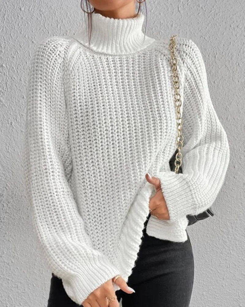 Women’s Thick Knit Turtleneck Jumper