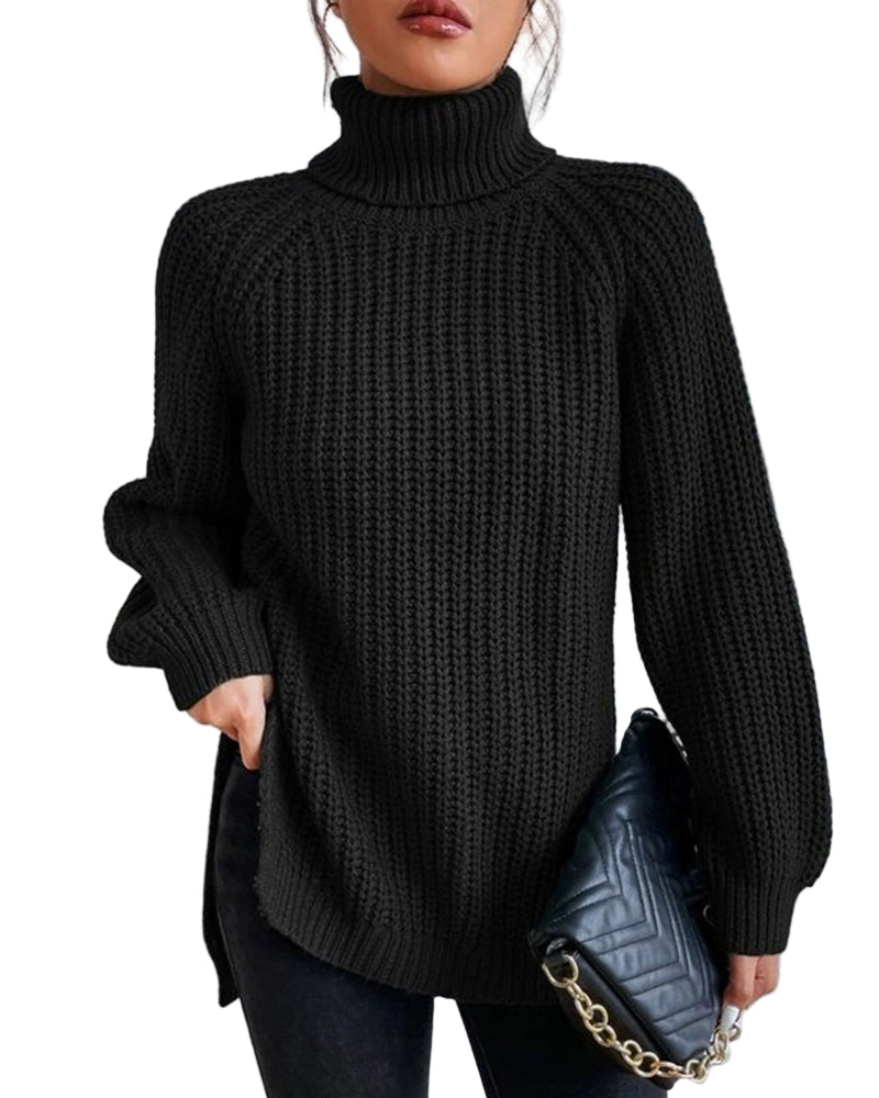 Women’s Thick Knit Turtleneck Jumper