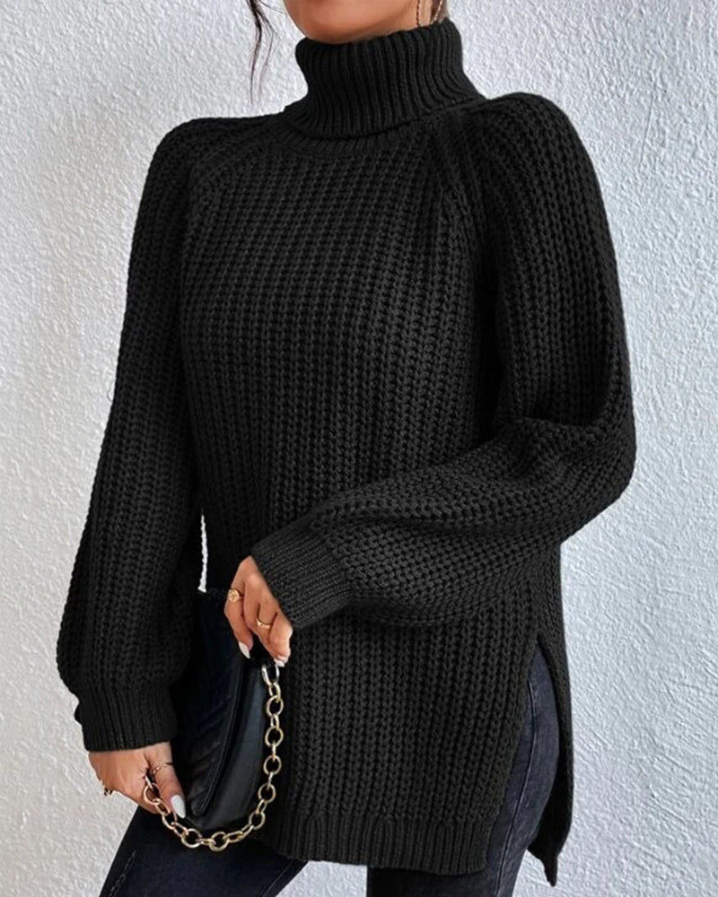 Women’s Thick Knit Turtleneck Jumper