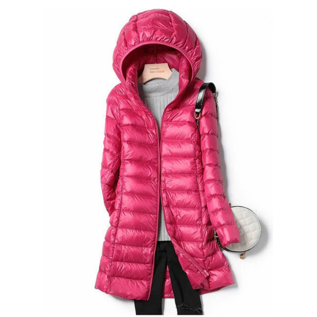Women’s Long Hooded Winter Jacket