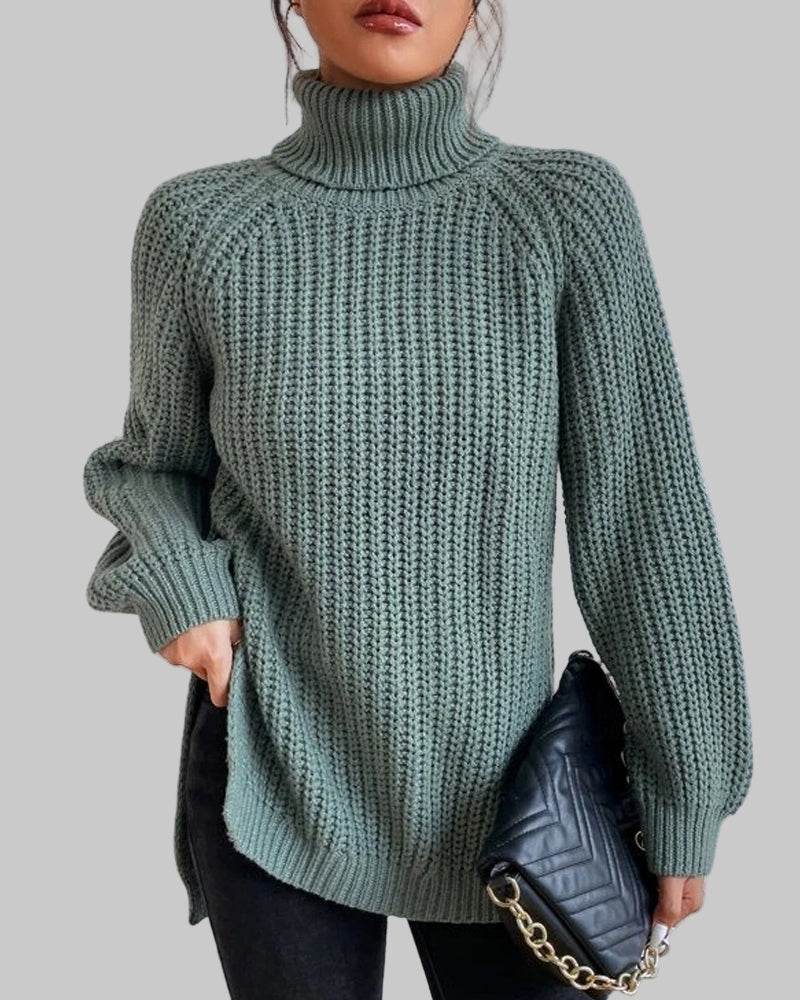 Women’s Thick Knit Turtleneck Jumper