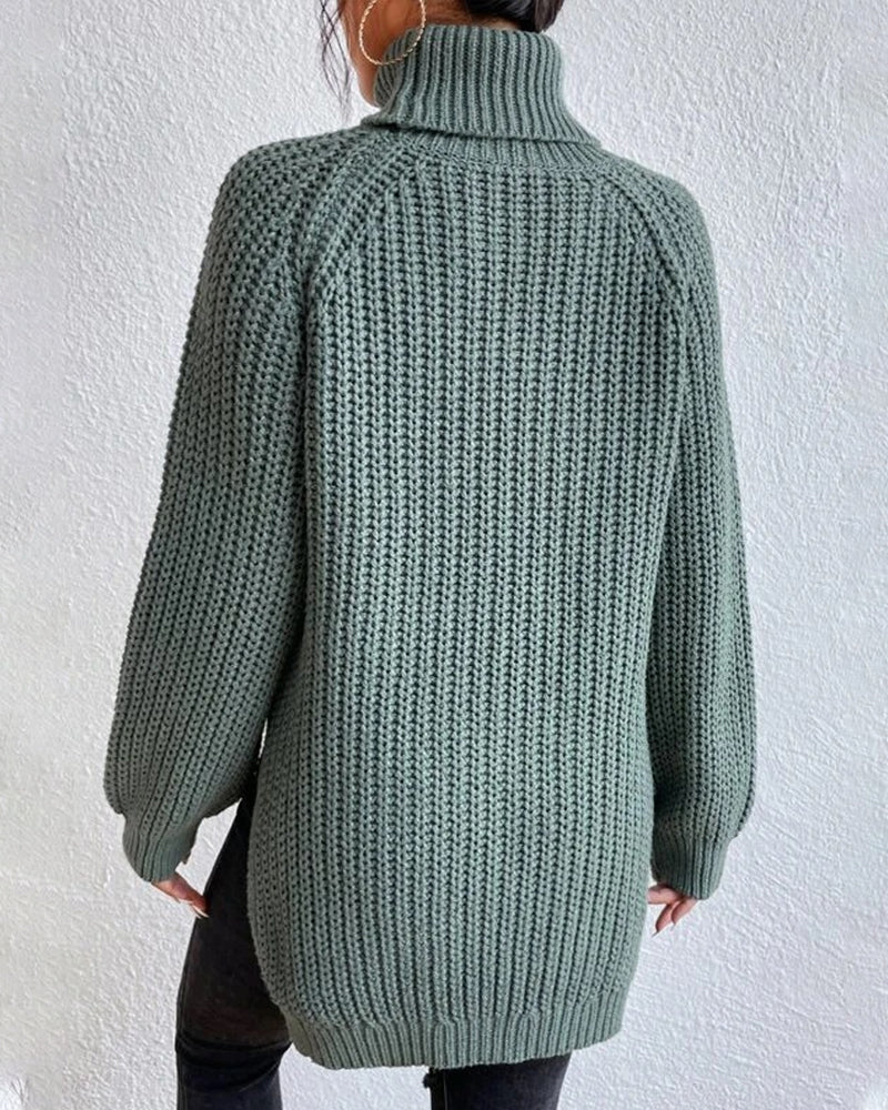 Women’s Thick Knit Turtleneck Jumper