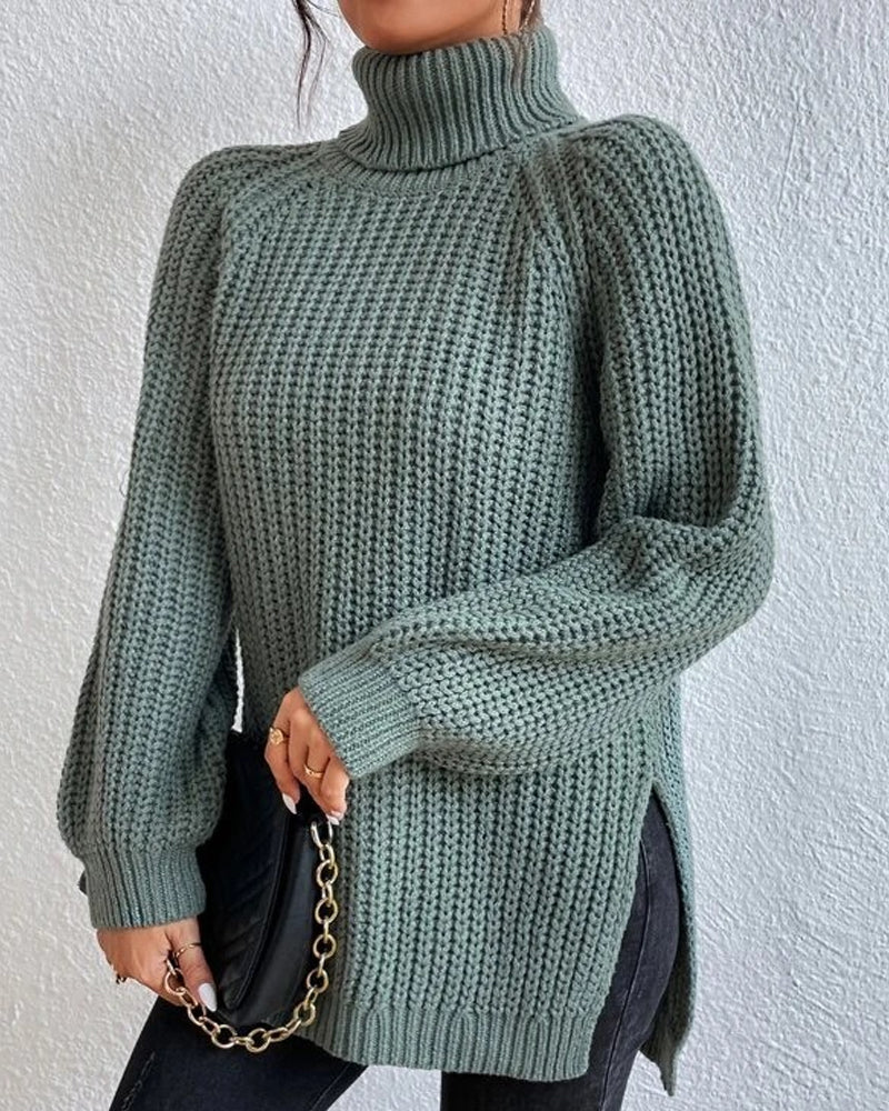 Women’s Thick Knit Turtleneck Jumper
