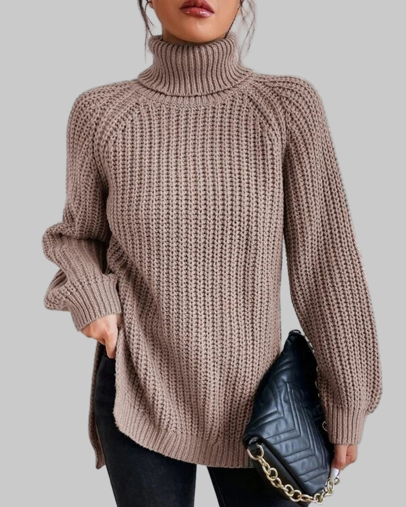 Women’s Thick Knit Turtleneck Jumper