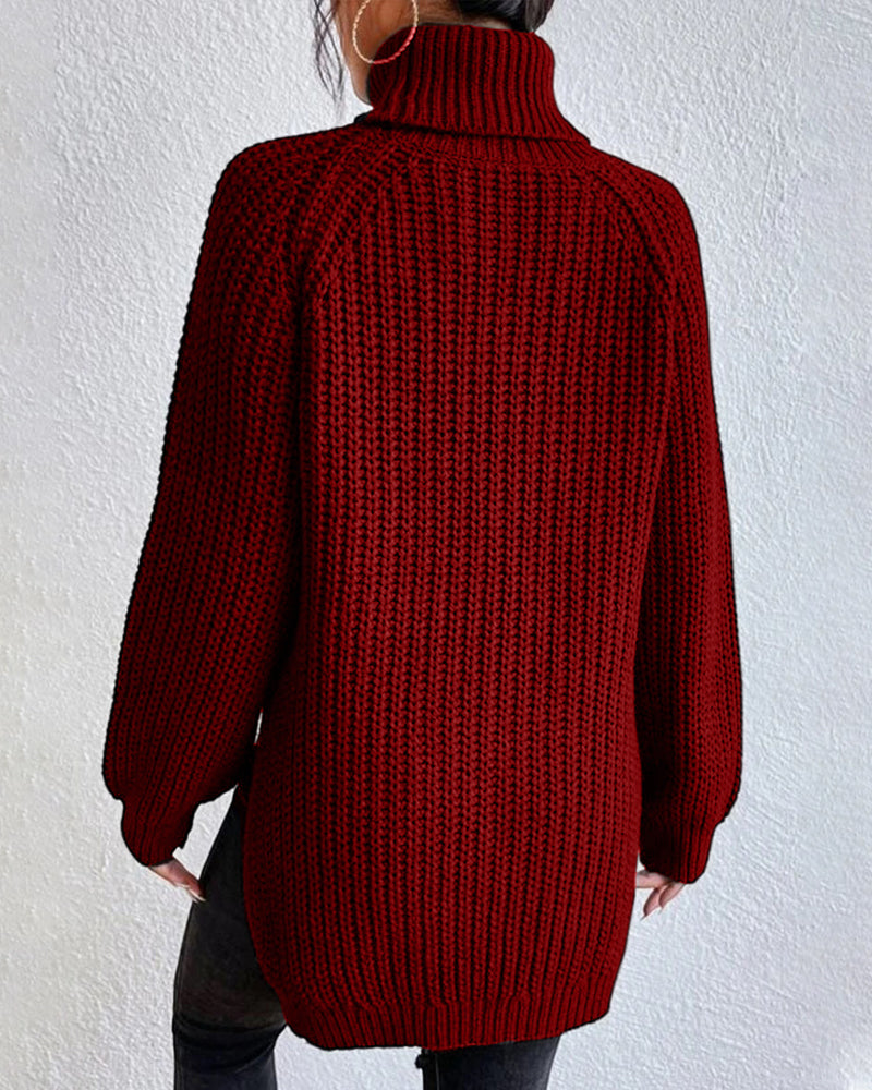 Women’s Thick Knit Turtleneck Jumper
