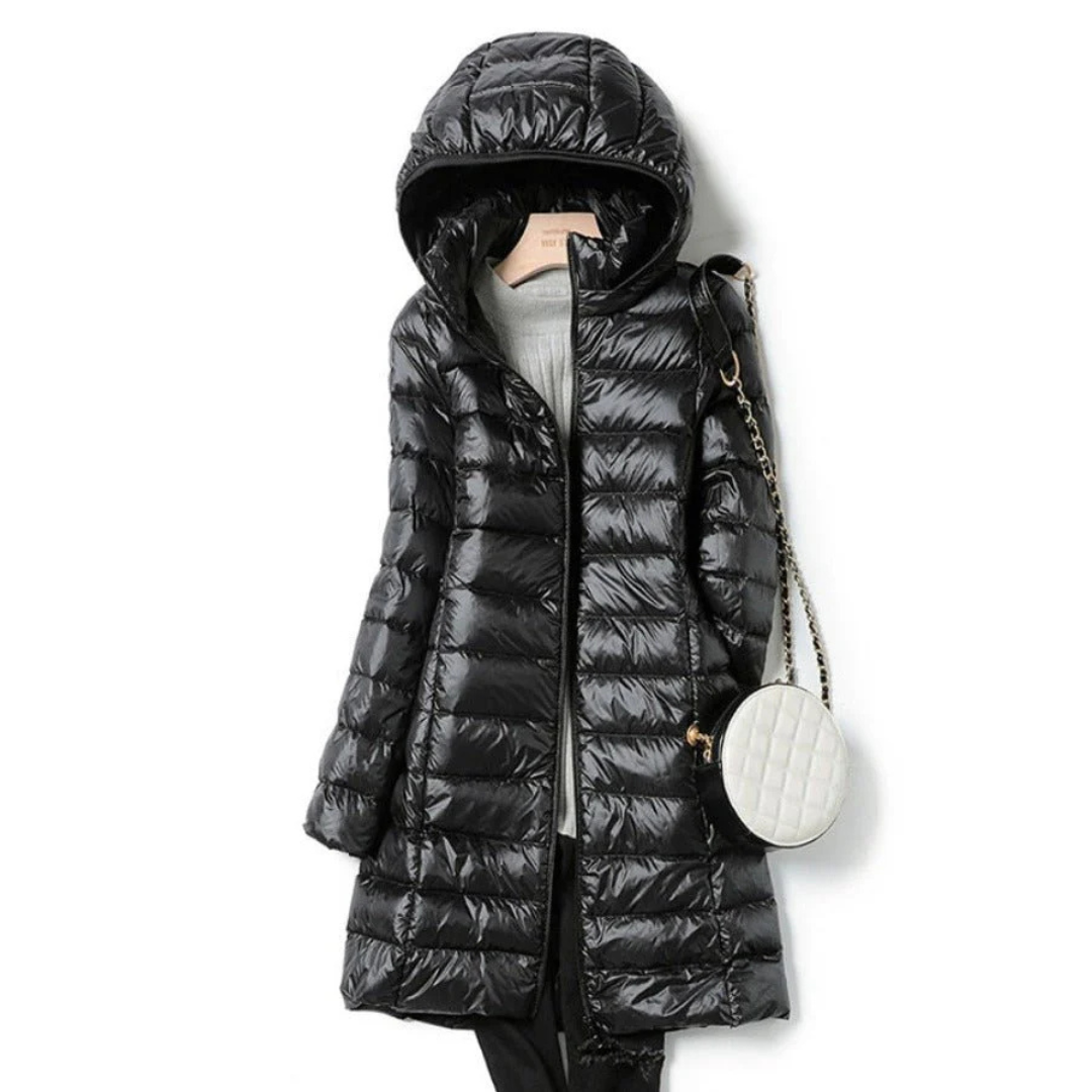 Women’s Long Hooded Winter Jacket