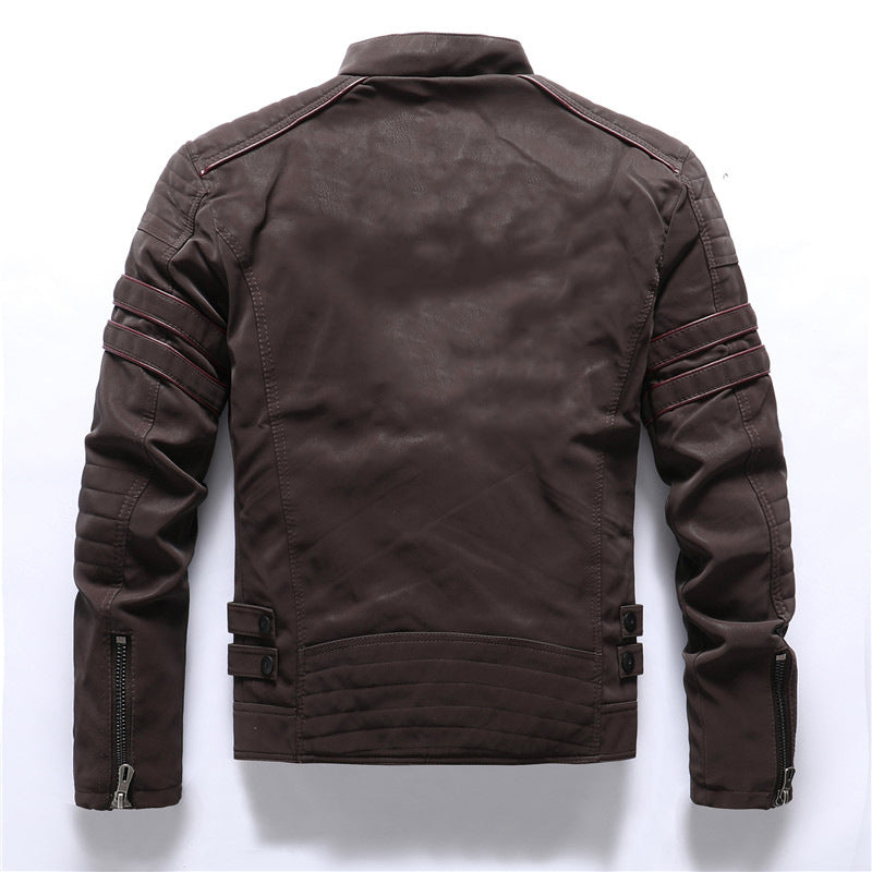 Men’s Titan Biker-Style Zip-Up Jacket