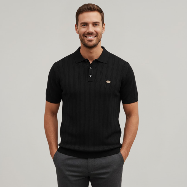 Joshua | Men’s Breathable Knit Short Sleeve Polo