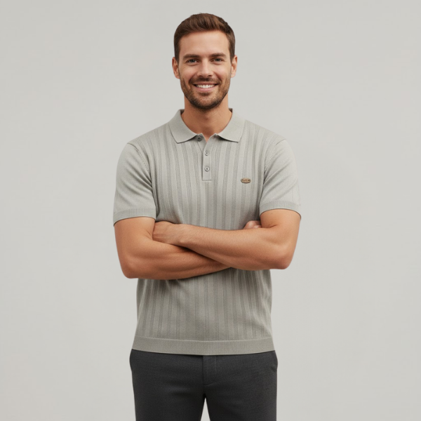 Joshua | Men’s Breathable Knit Short Sleeve Polo