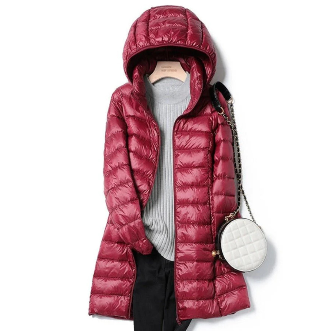 Women’s Long Hooded Winter Jacket