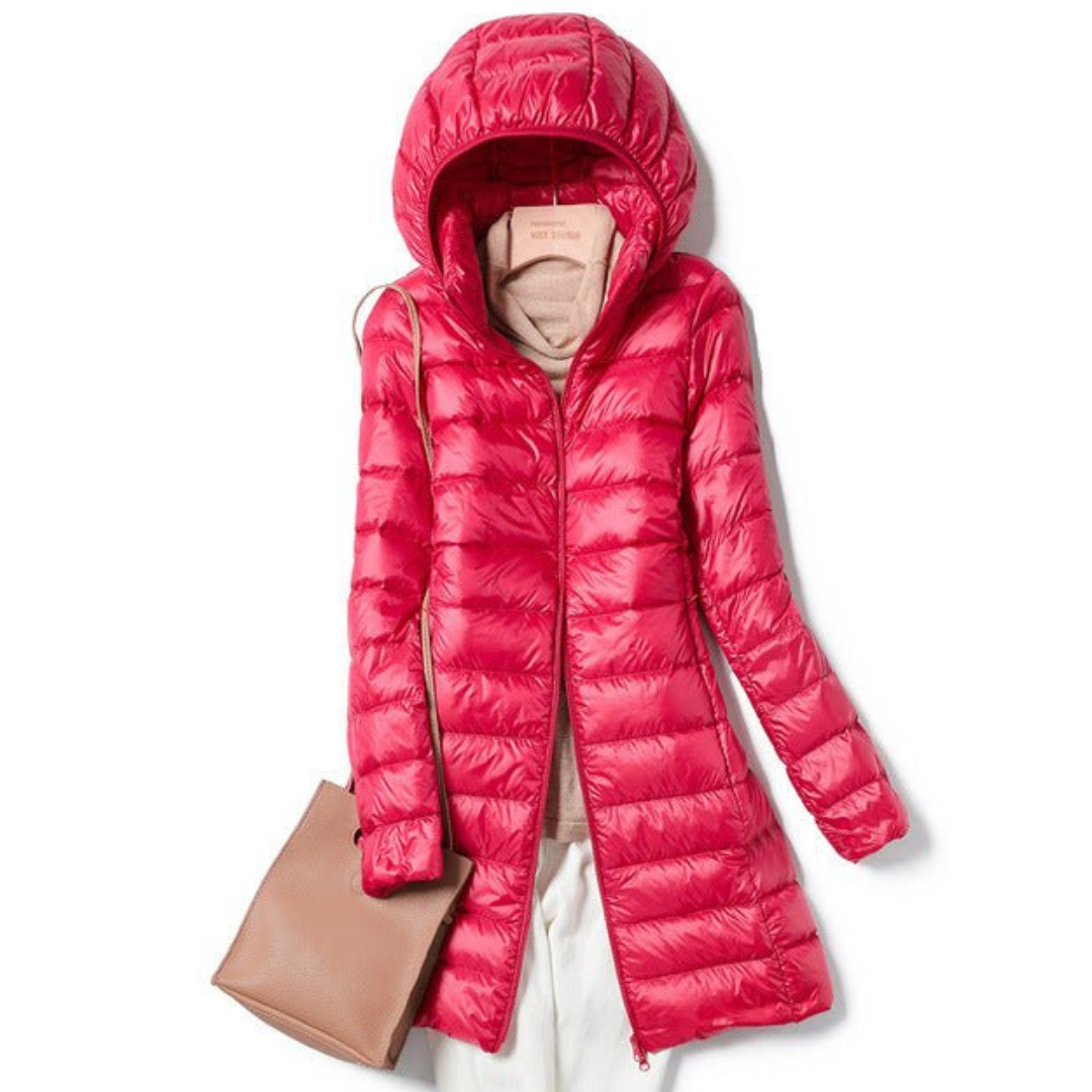 Women’s Long Hooded Winter Jacket