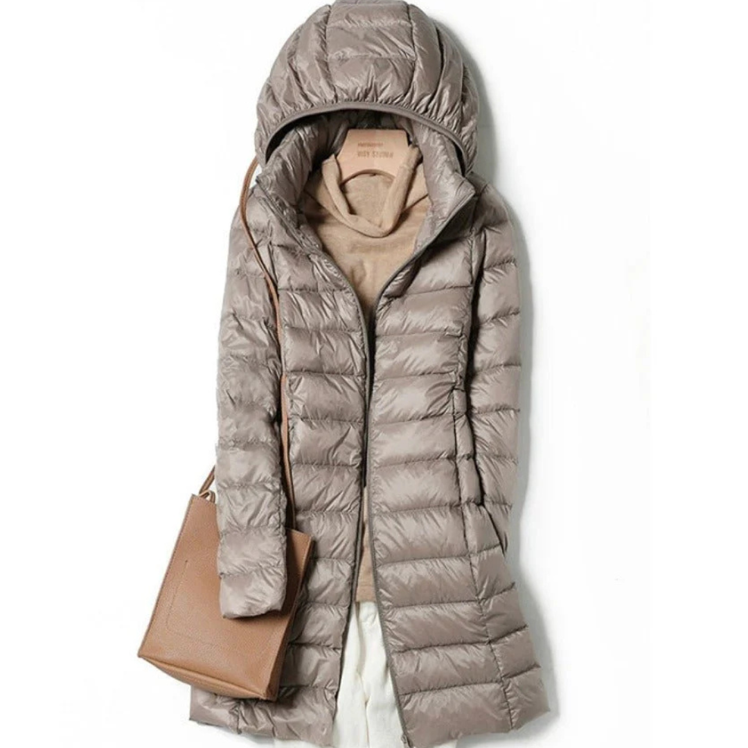 Women’s Long Hooded Winter Jacket