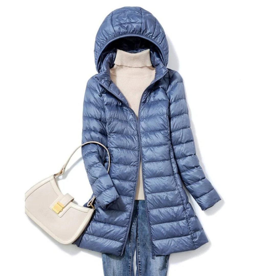 Women’s Long Hooded Winter Jacket