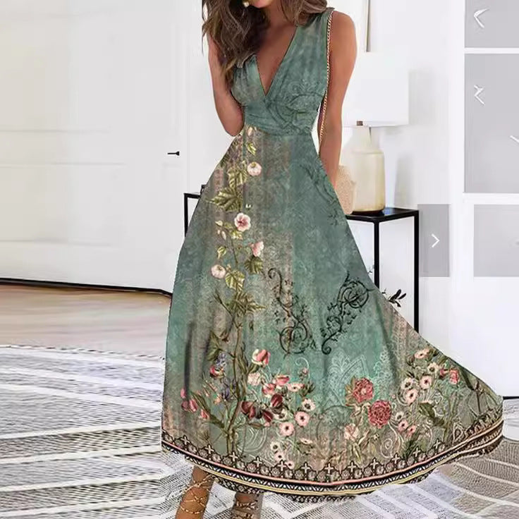 Ava | Whimsical Floral Maxi Dress for Summer Weddings 0