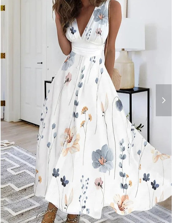 Ava | Whimsical Floral Maxi Dress for Summer Weddings 3