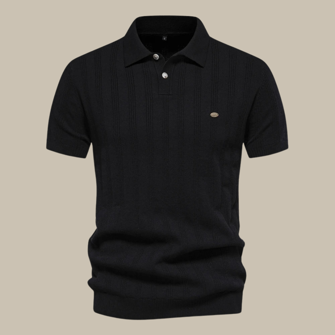 Classic Collection | Men's Polo Shirt with Breathable Knit Fabric 1