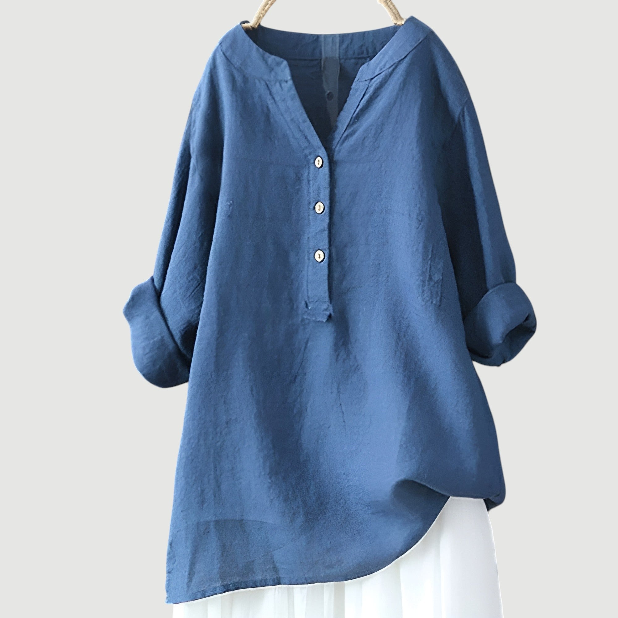 Dorothy Collection | Women's Top with Airy Linen Fabric & Breezy Fit 9