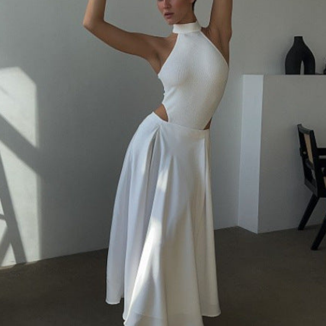 Elegant A-line Maxi Skirt | High-Waisted Design for Effortless Style 1