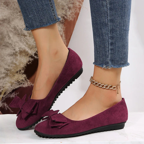 Elegant Ballet Flats | Women's Shoes with Bow Accent & Comfortable Fit 1