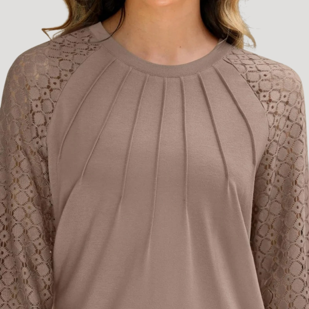 Elegant Casual | Women's Top with Long Sleeves & Soft Relaxed Fit 6