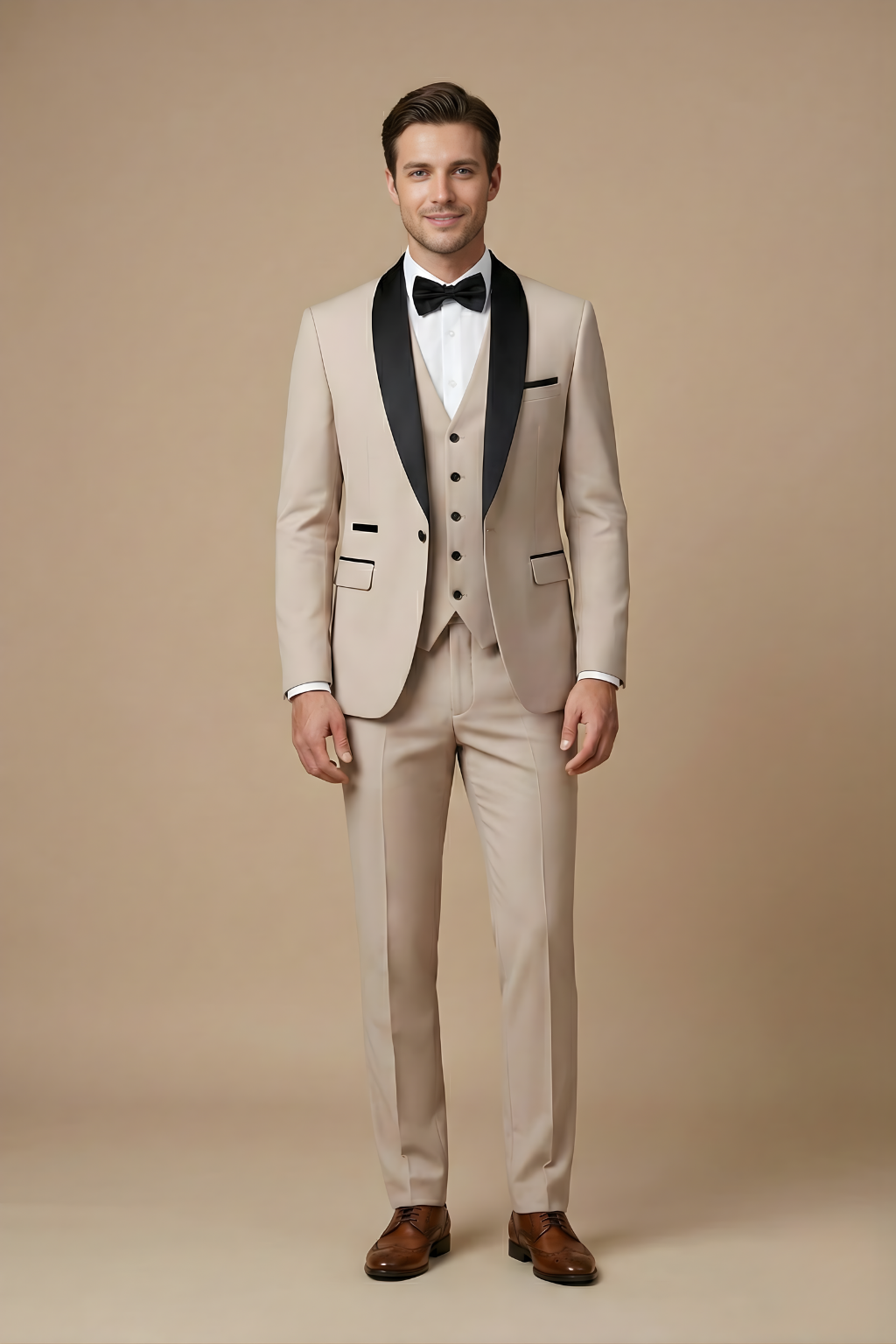 Elegant Collection | Men's Suit with Tailored Jacket & Fitted Waistcoat 0