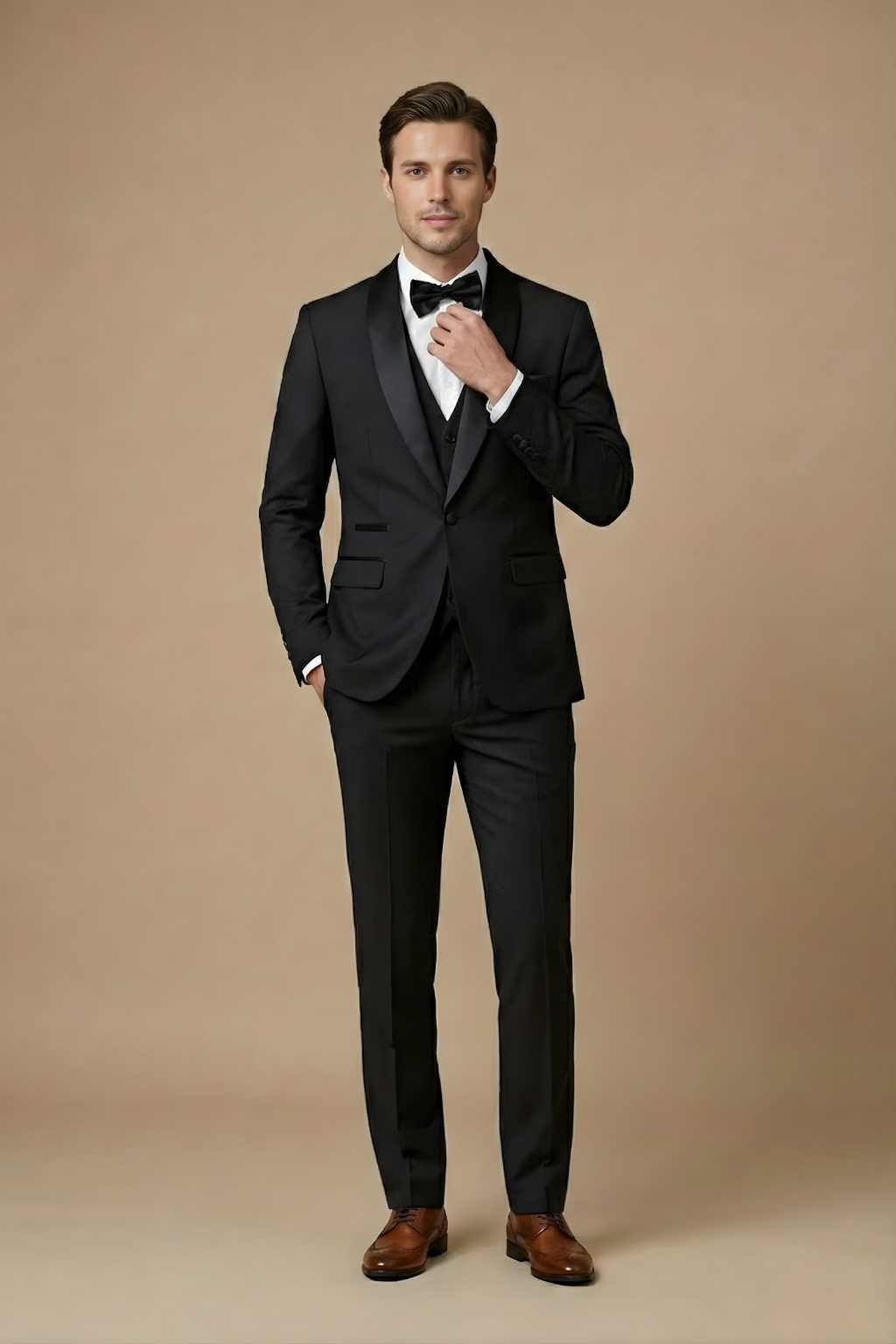 Elegant Collection | Men's Suit with Tailored Jacket & Fitted Waistcoat 3