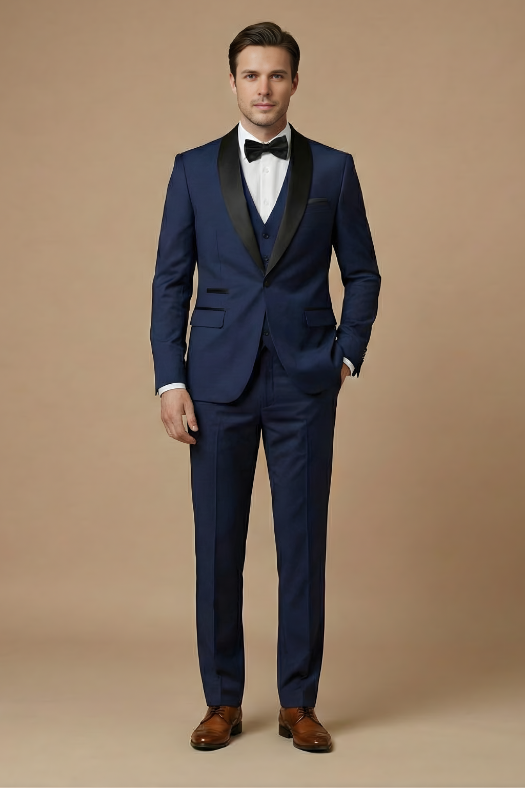 Elegant Collection | Men's Suit with Tailored Jacket & Fitted Waistcoat 5
