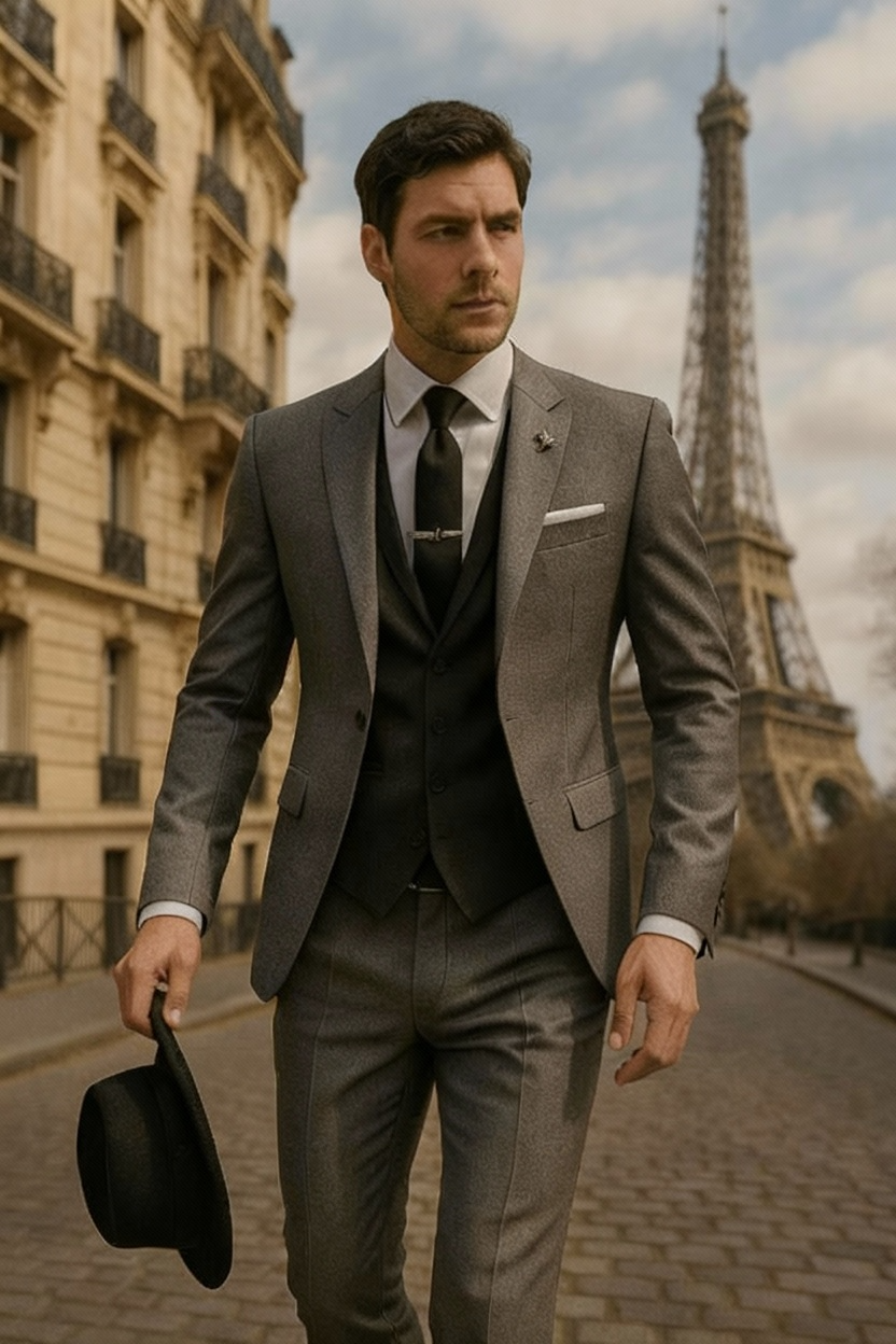 Elegant Ensemble | Men's Suit with 3-Piece Slim Fit & Timeless Design 2