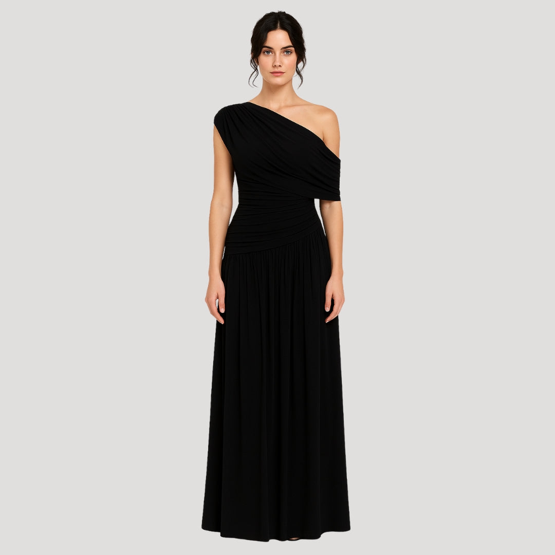 Elegant Summer Dress | Women's Maxi Dress with One Shoulder Design 4