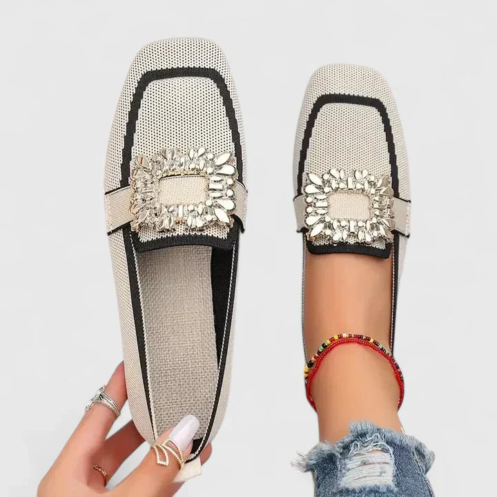 Elegant | Women's Loafers with Embellished Detail for Effortless Style 0