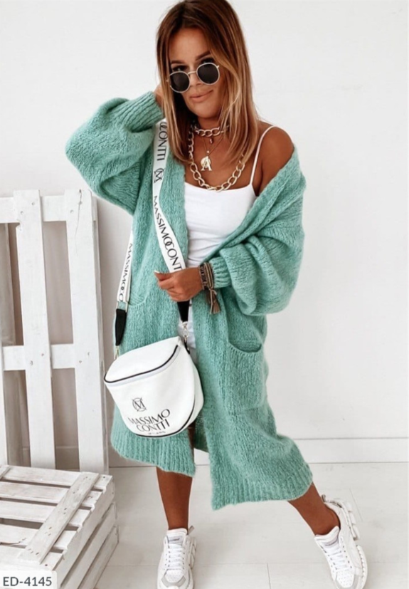 Ella | Cozy Oversized Long Cardigan Sweater for Women 1