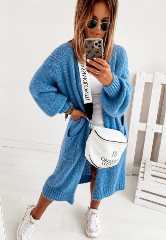 Ella | Cozy Oversized Long Cardigan Sweater for Women 2