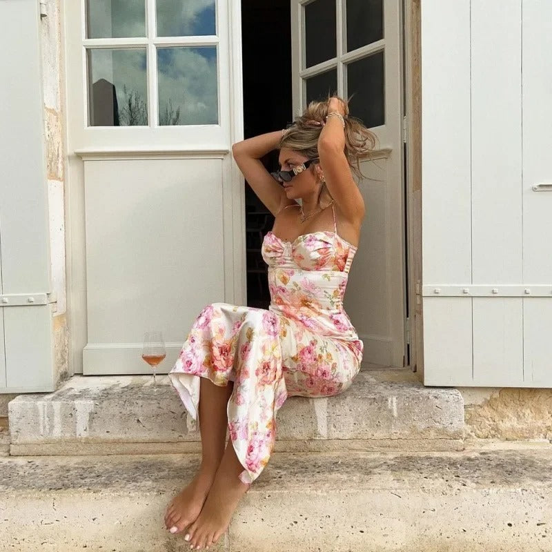 Ella | Elegant Floral Summer Maxi Dress for Wedding Guests 3