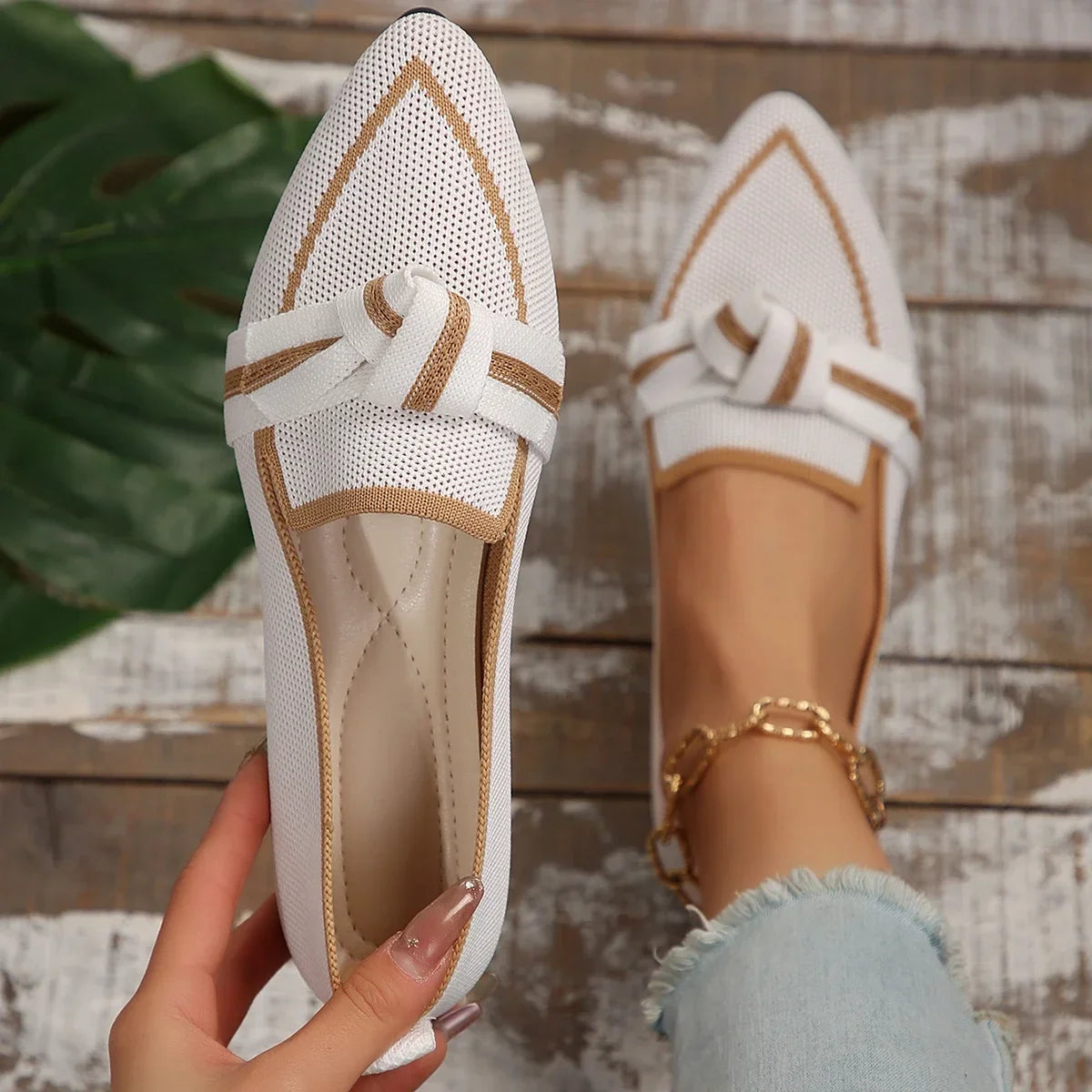Ella | Elegant Lightweight Knit Flats 8