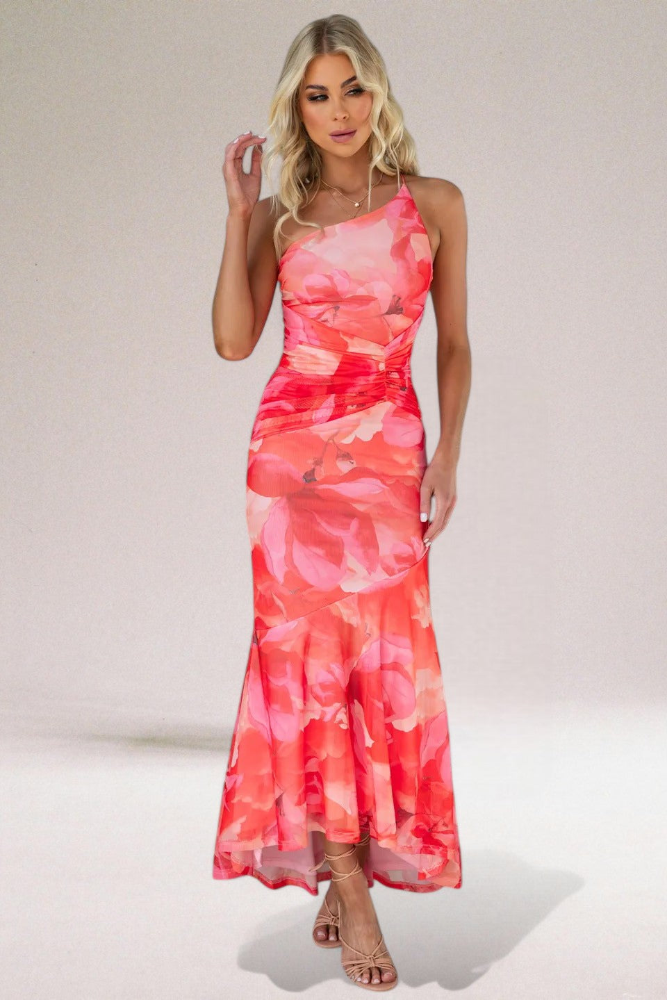 Emma | Elegant Floral Maxi Wedding Guest Dress 5