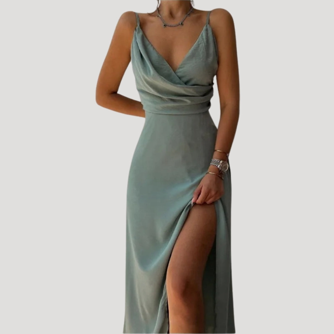 Emma | Elegant Slit Maxi Dress for Women, Long Evening Dress 4