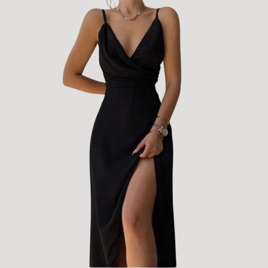 Emma | Elegant Slit Maxi Dress for Women, Long Evening Dress 6