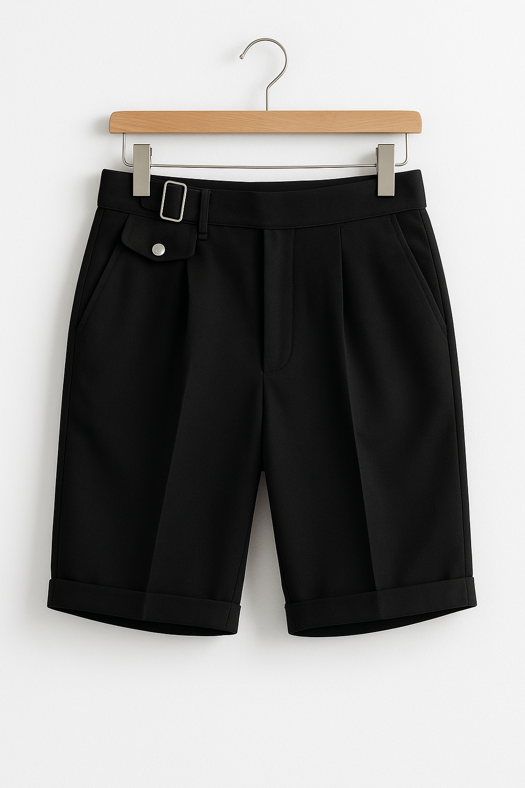 Ethan | Tailored Stylish Pleated Shorts 0