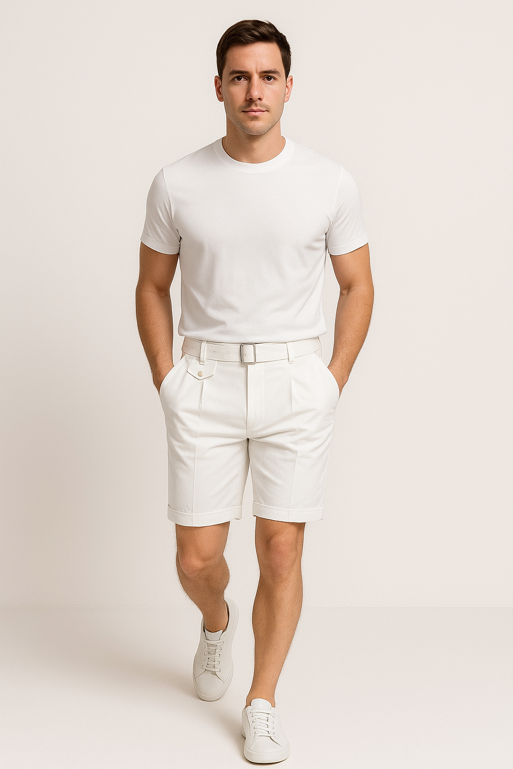 Ethan | Tailored Stylish Pleated Shorts 2