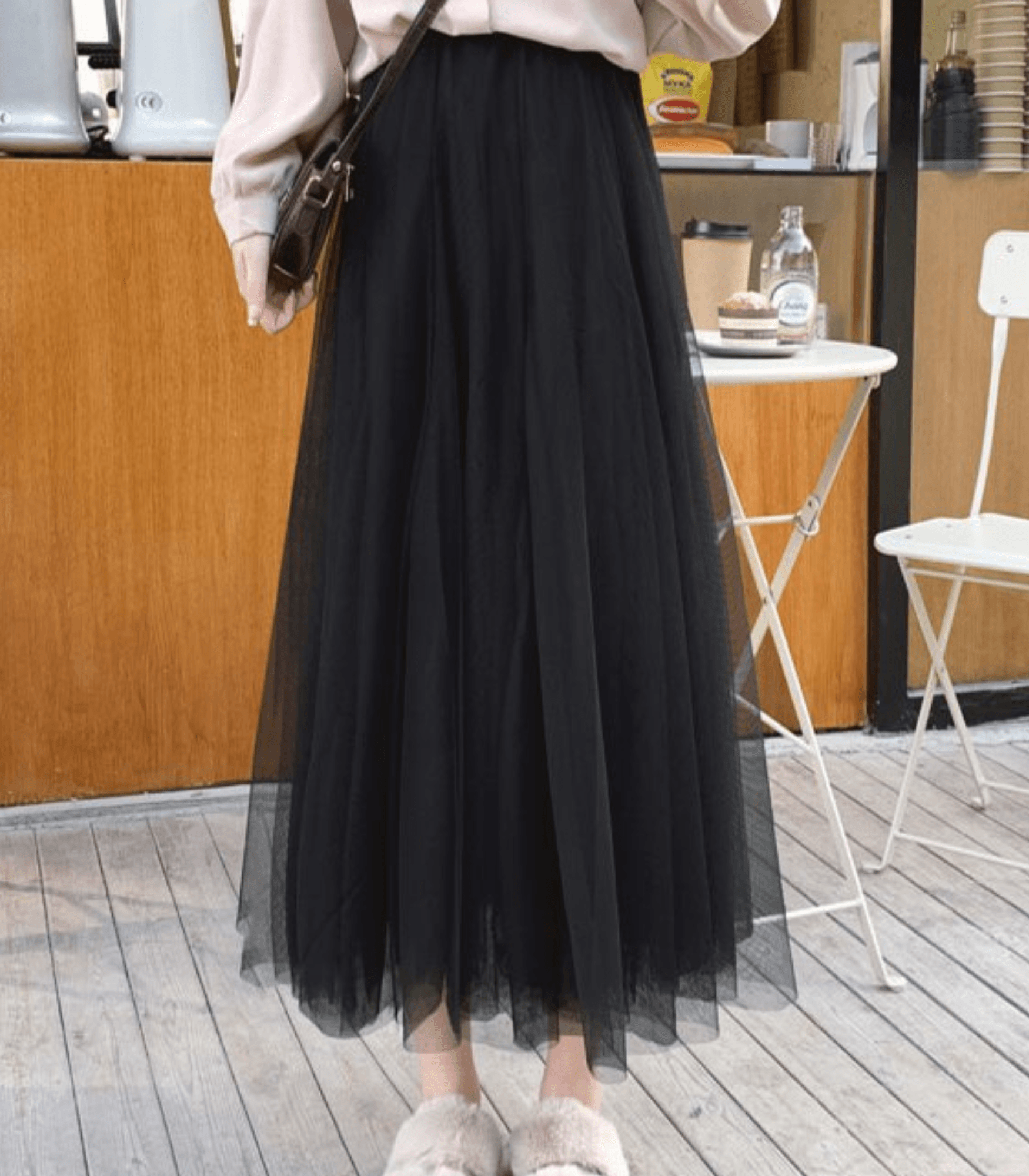 Evadne | Ankle-Length Skirt with High Waist & Breathable Fabric 0
