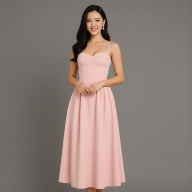 Women’s Long Sleeve A-Line Dress – Zoe Collection