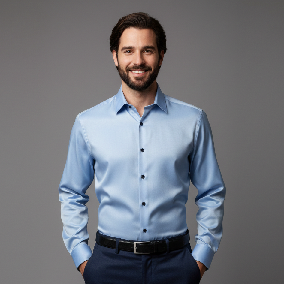 Kevin | Men's Dress Shirts with Slim-Fit Tailored Design