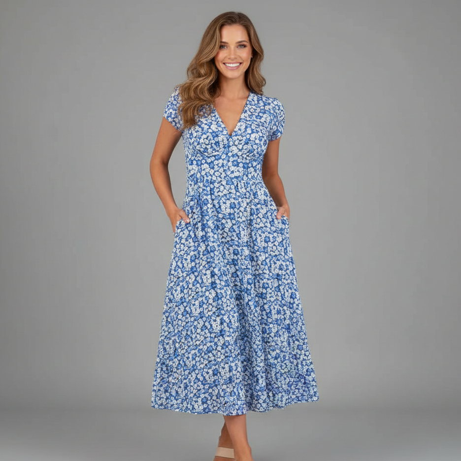 Joan | Floral Design with Flattering Fit