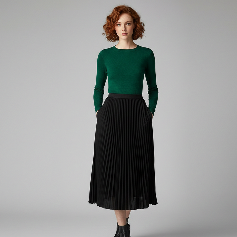 Laura | Maxi Skirt High Waisted Design