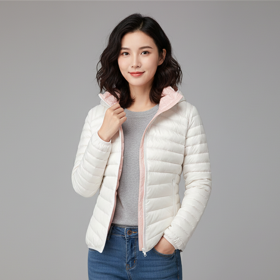 Women’s Reversible Hooded Transitional Jacket