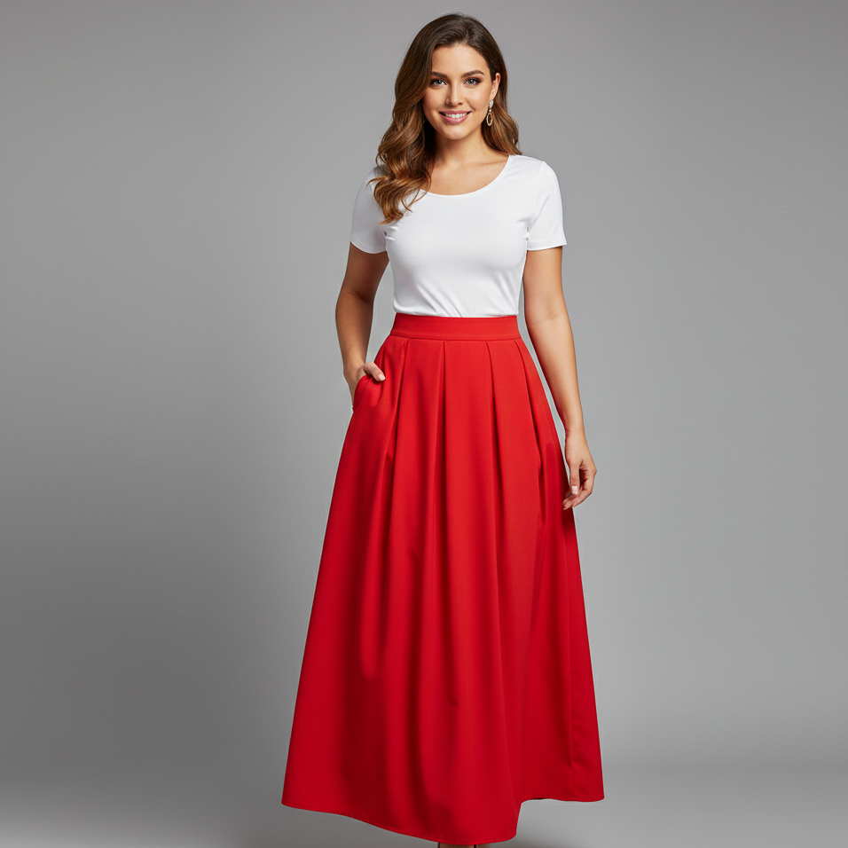 Hope | Maxi Skirt for Women with High-Waist Design
