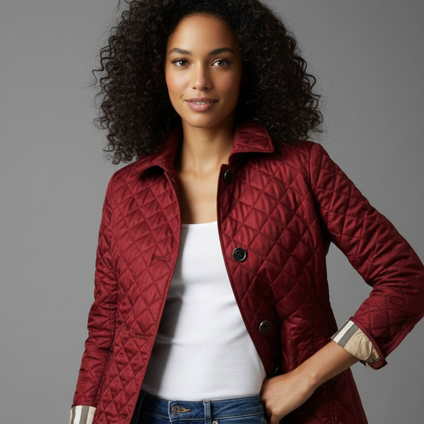 Women’s Kylee Casual Button-Up Puffer Jacket