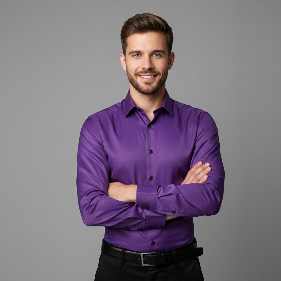 Kevin | Men's Dress Shirts with Slim-Fit Tailored Design