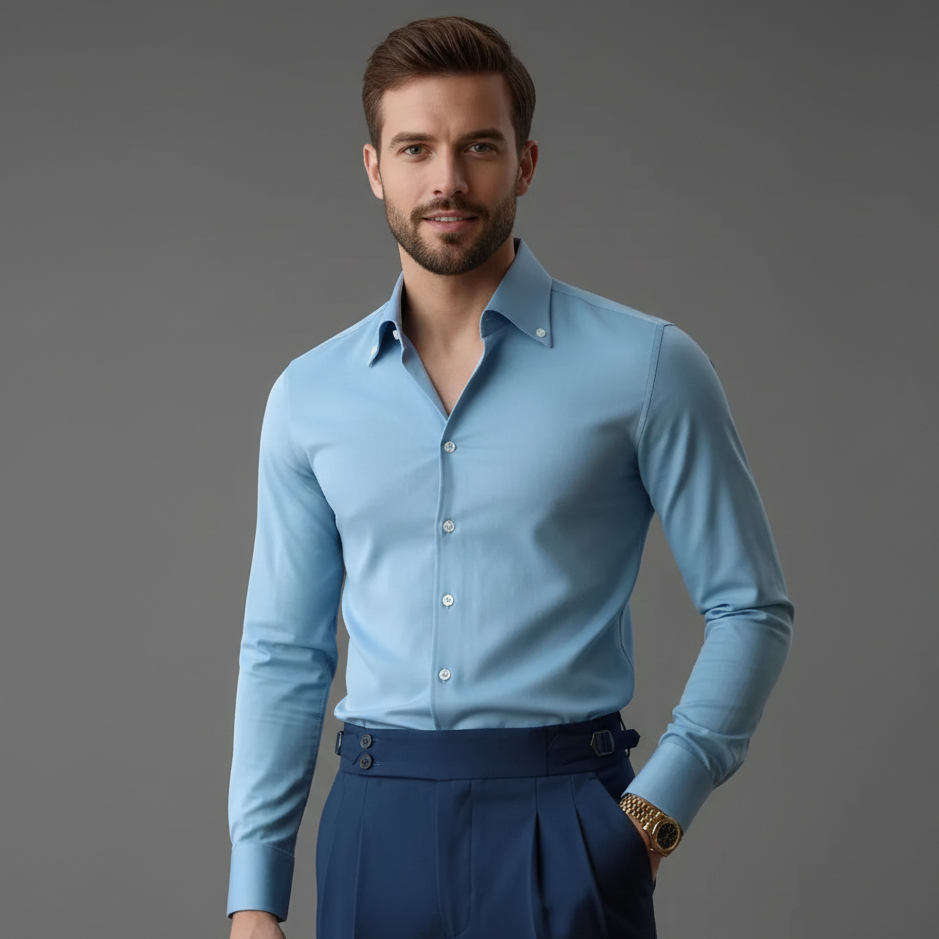 Thomas | Soft-Blend Shirt Button-Front Design